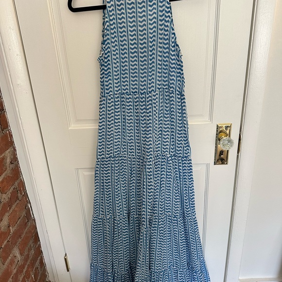 Beautiful Oliphant Maxi dress - blue and white - Picture 4 of 4